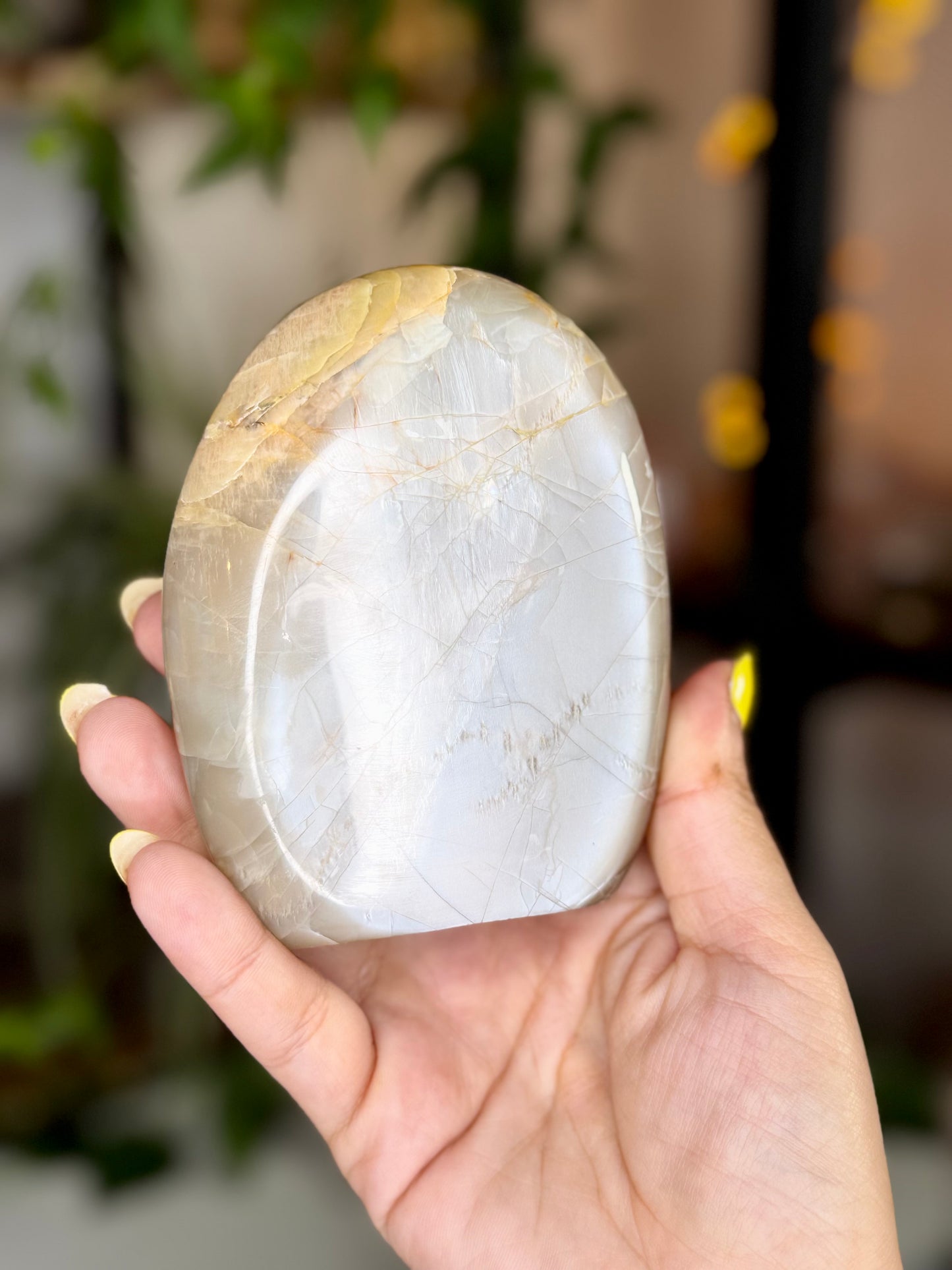 Flashy Peach Moonstone Freeform  | 383g