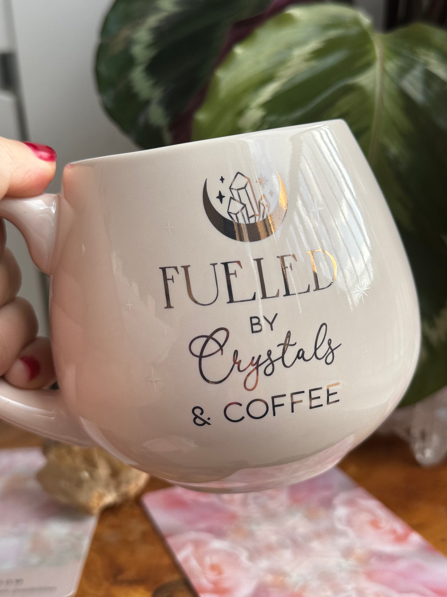 Fueled by Crystals mug