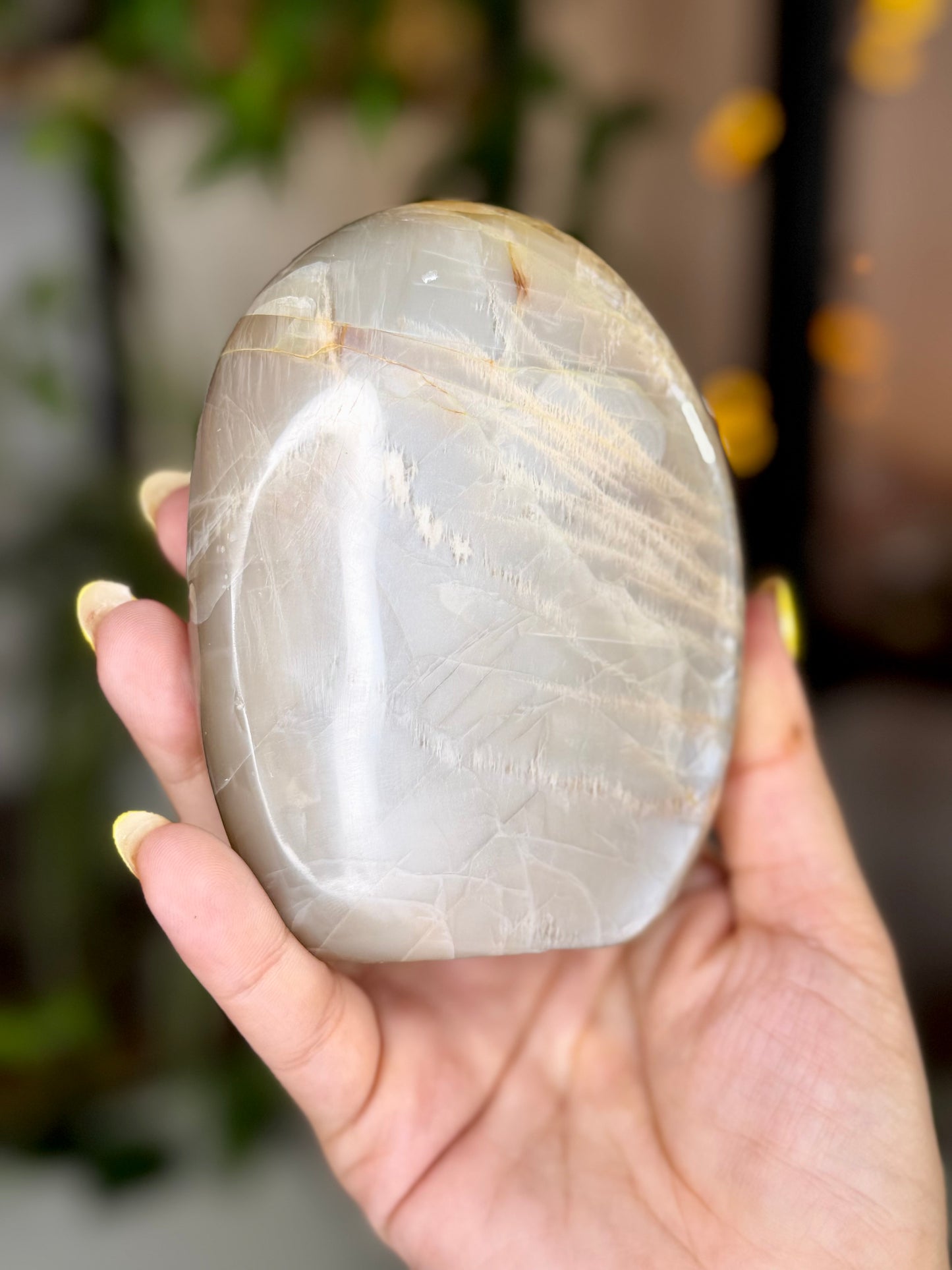 Flashy Peach Moonstone Freeform  | 383g