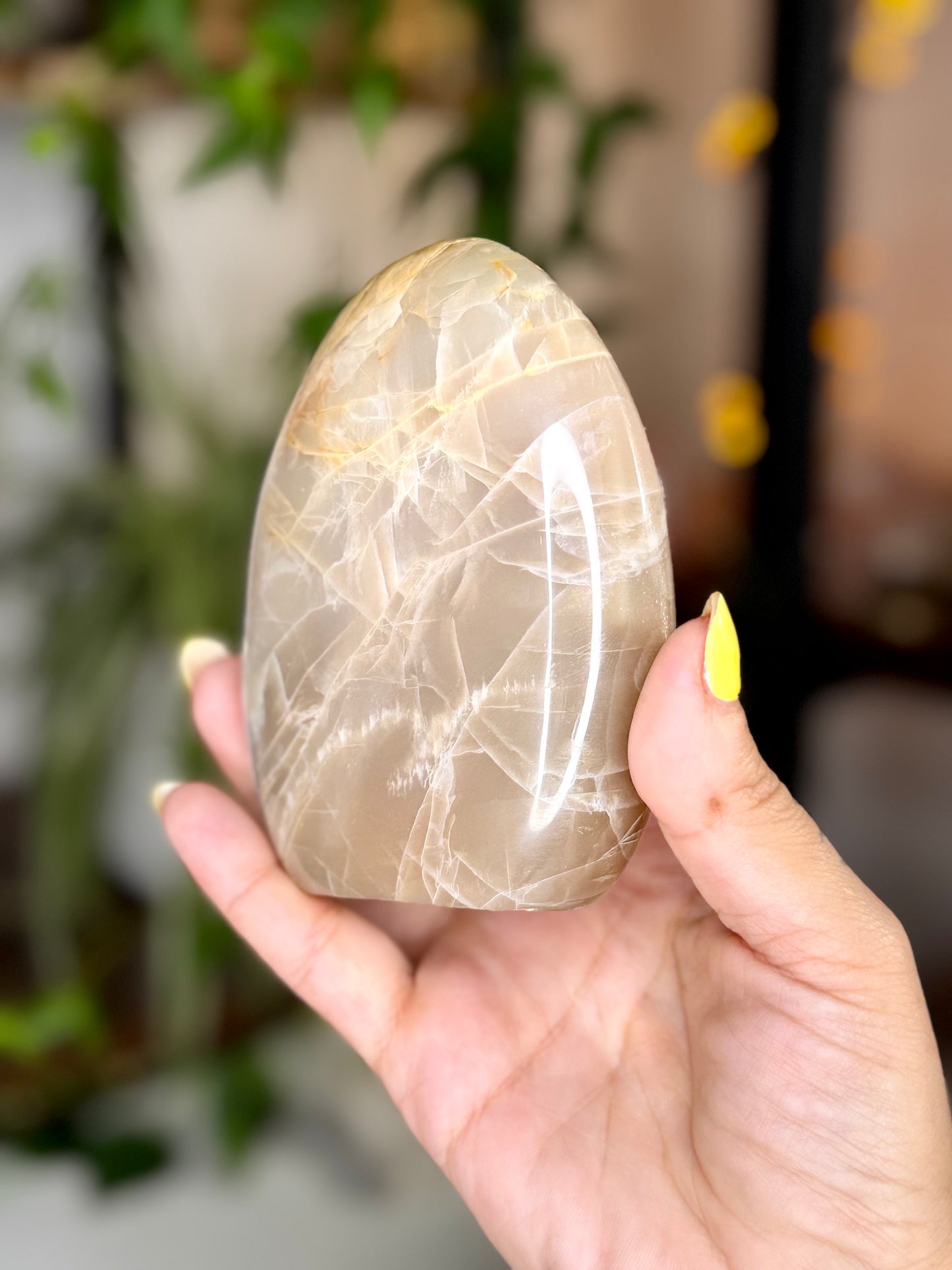 Flashy Peach Moonstone Freeform  | 383g