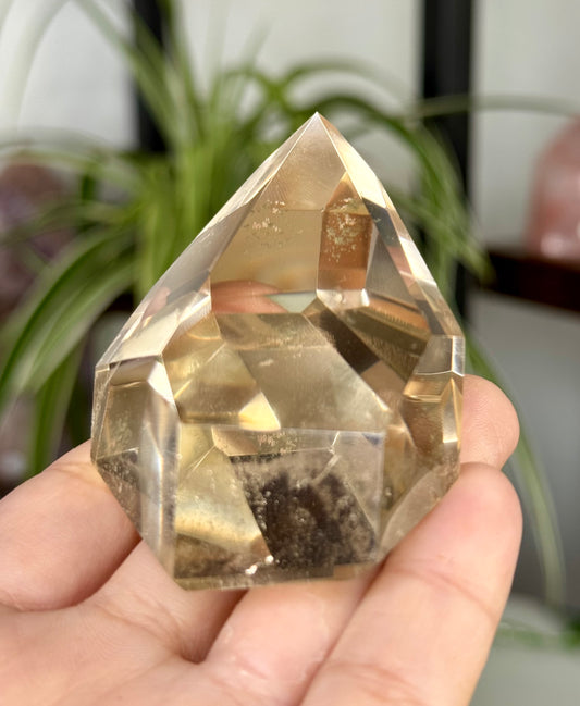 100% High Quality Natural Brazilian Champagne Citrine Free Form (Polished) | 110g