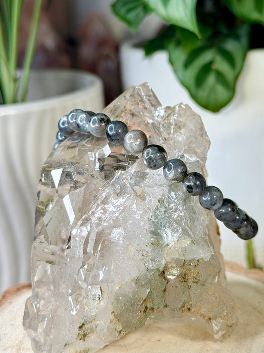 Elasticated Labradorite Bracelet