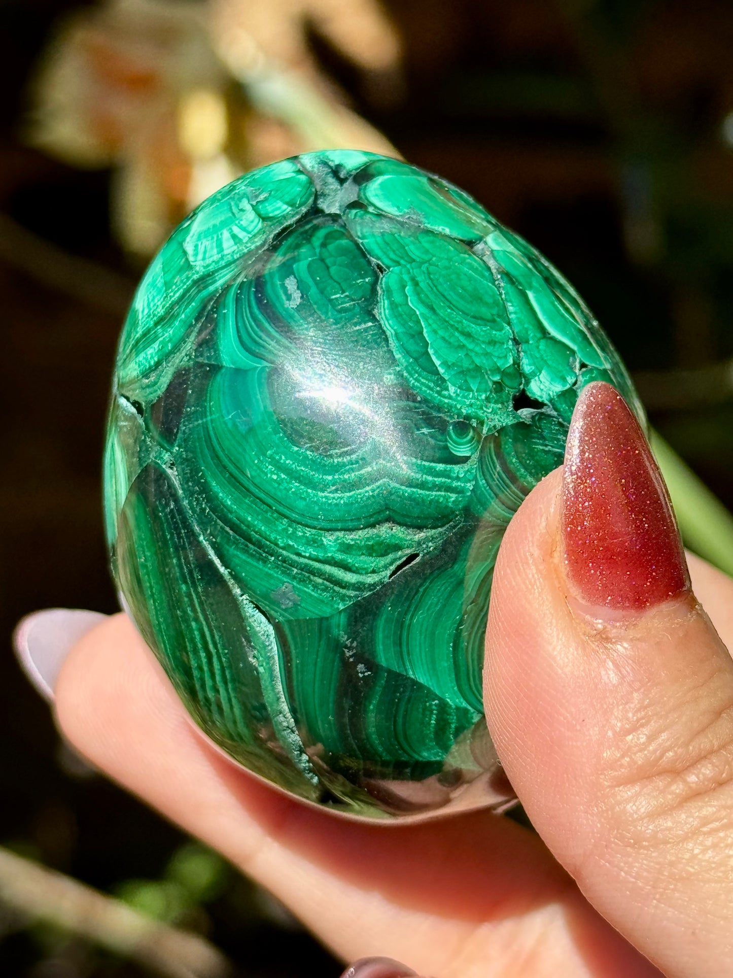Malachite egg | 178g
