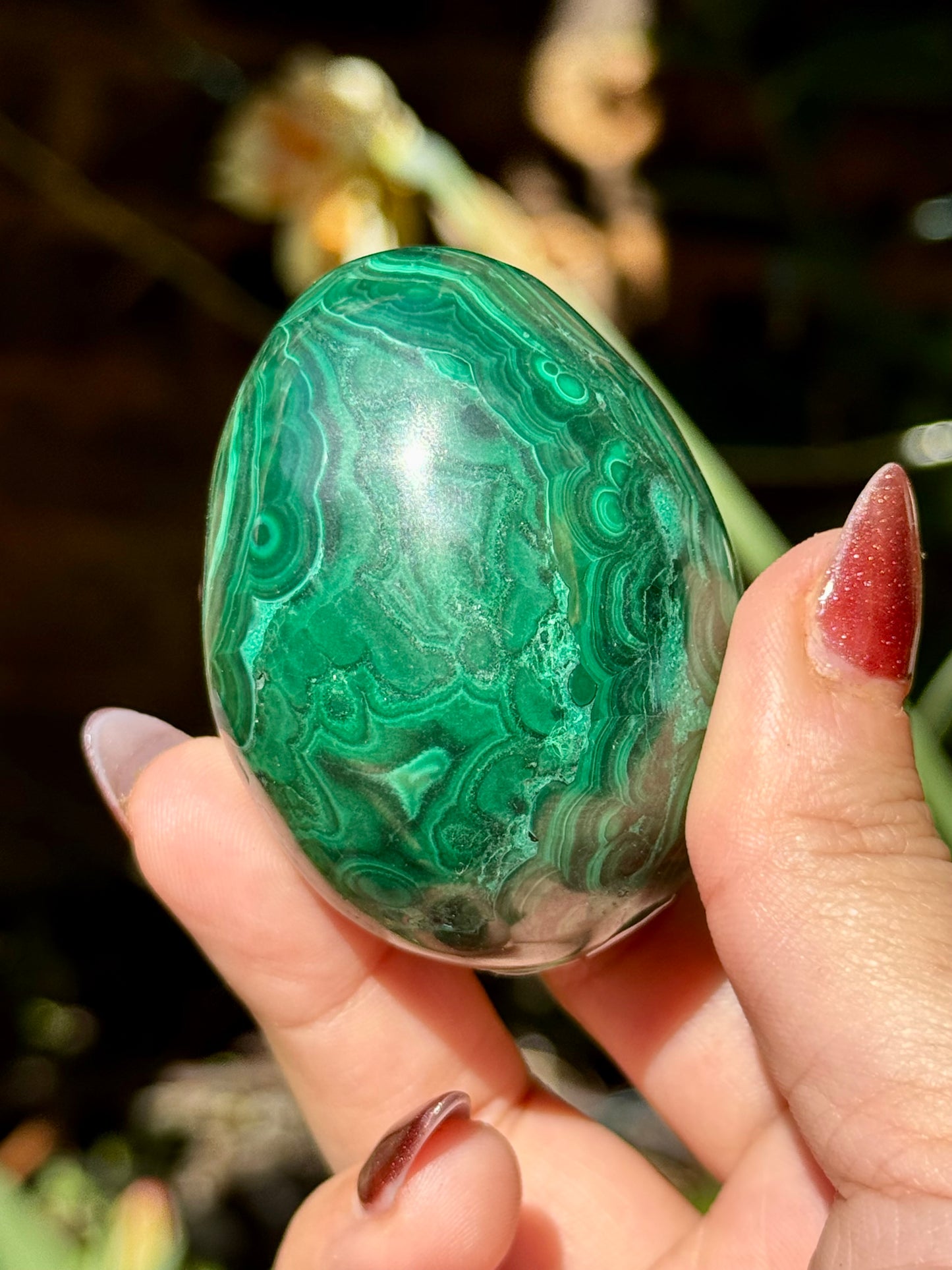 Malachite egg | 167g