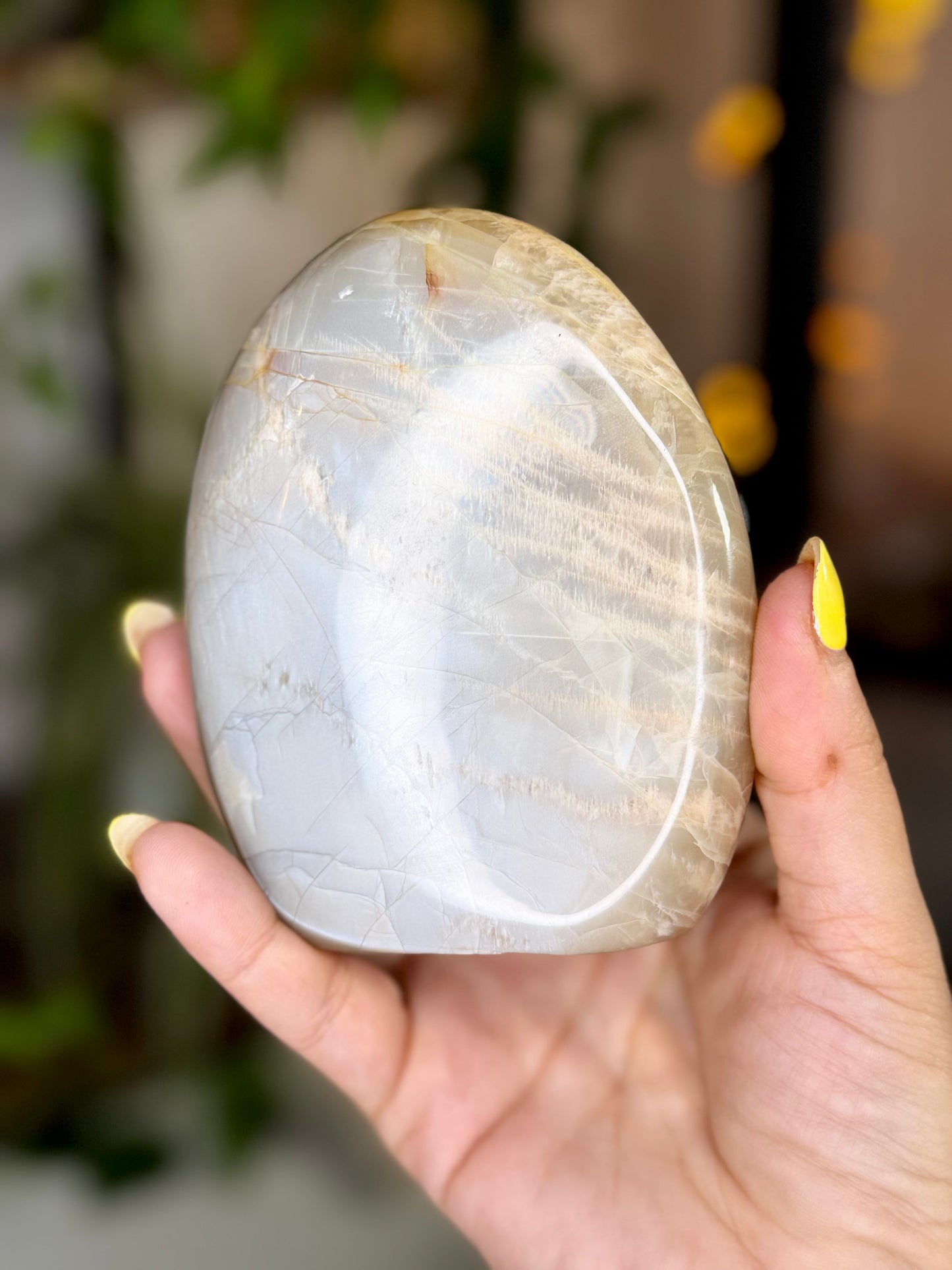 Flashy Peach Moonstone Freeform  | 383g