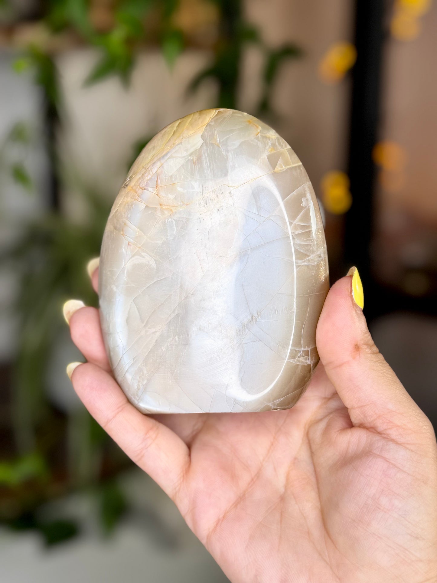 Flashy Peach Moonstone Freeform  | 383g