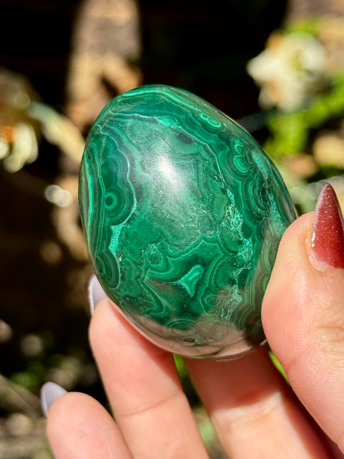 Malachite egg | 167g