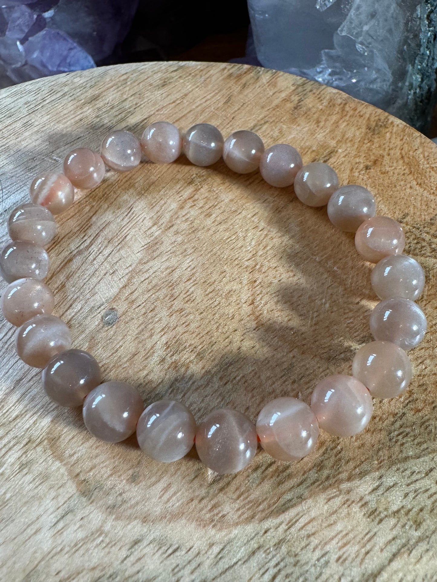 Dark Sunstone Quartz Bracelet | 8mm
