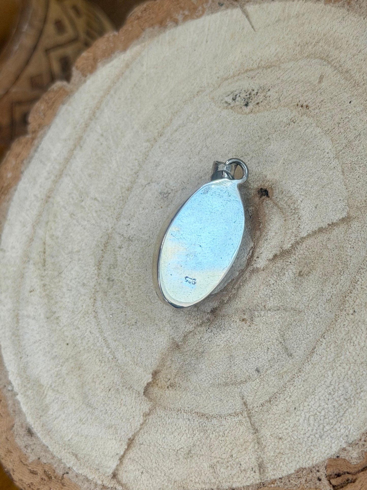 Silver 925 Larimar Pendant | 8g