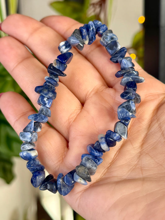 Elasticated Blue Sodalite Bracelet