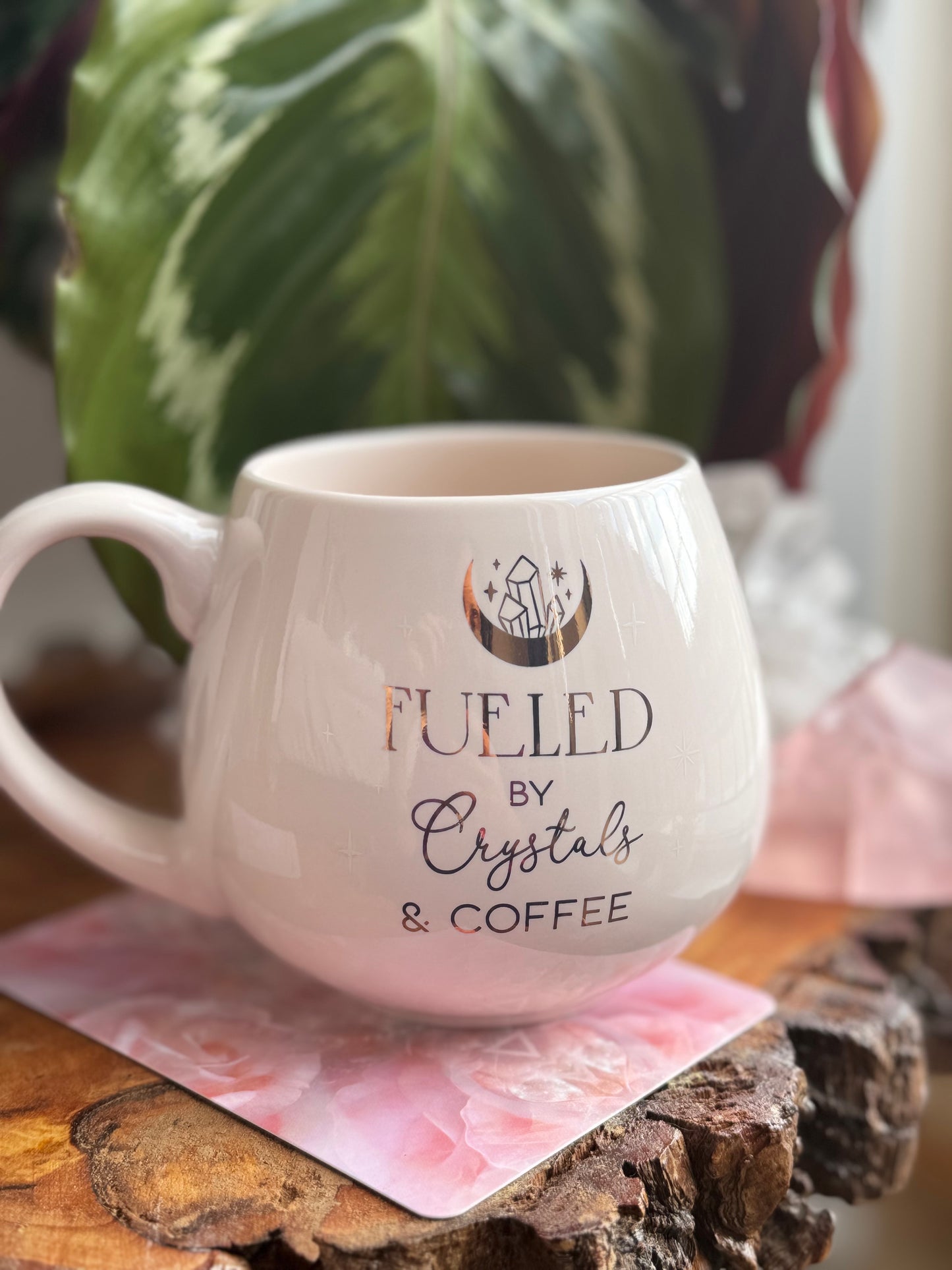 Fueled by Crystals mug