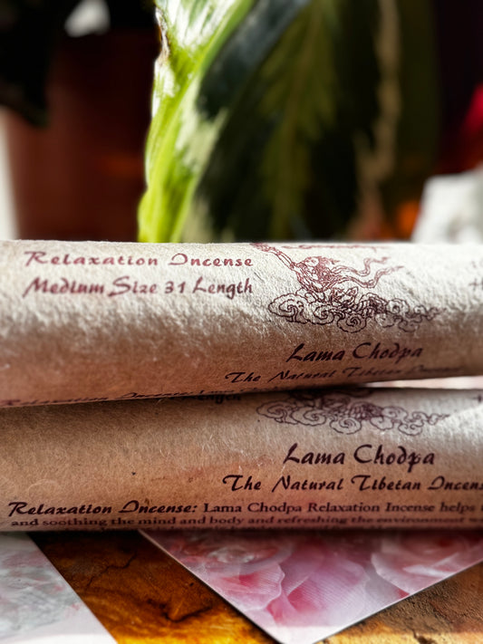 Organic Tibetan Lama Chodpa Incense - Relaxation