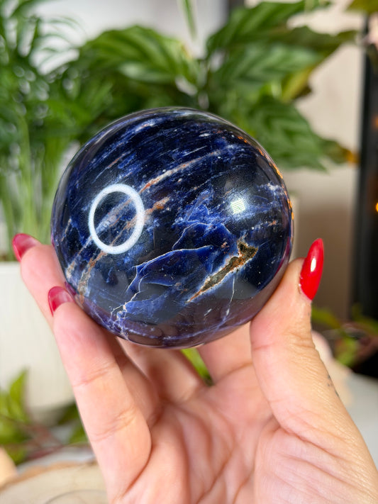 Blue Sodalite Sphere 1 | 366g