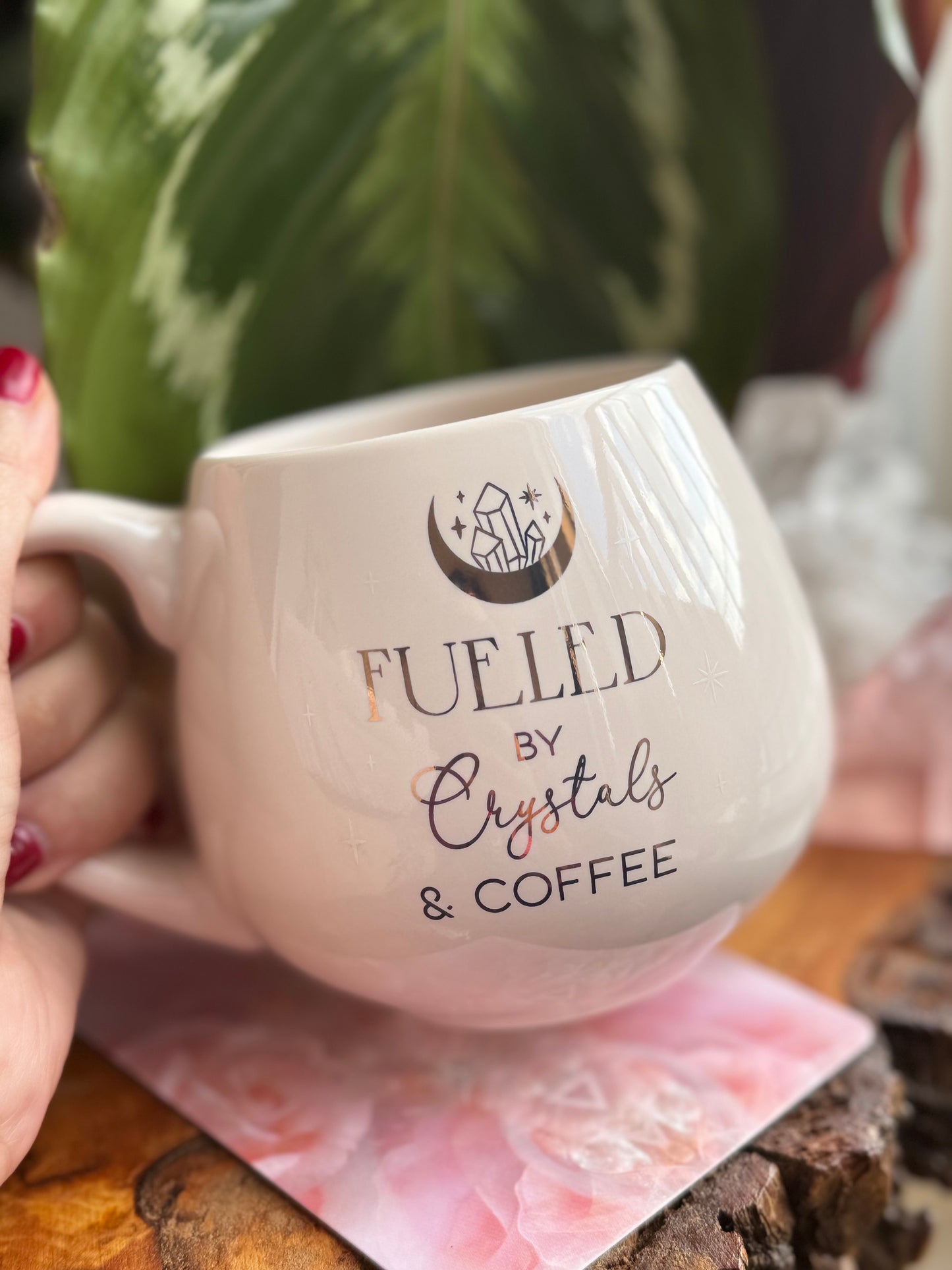 Fueled by Crystals mug