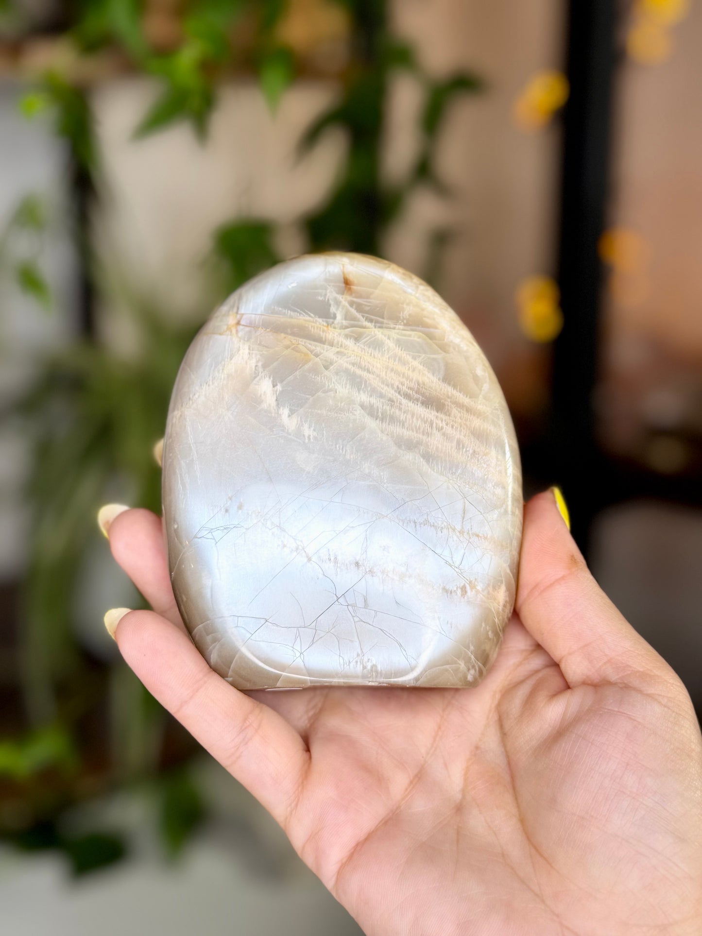 Flashy Peach Moonstone Freeform  | 383g