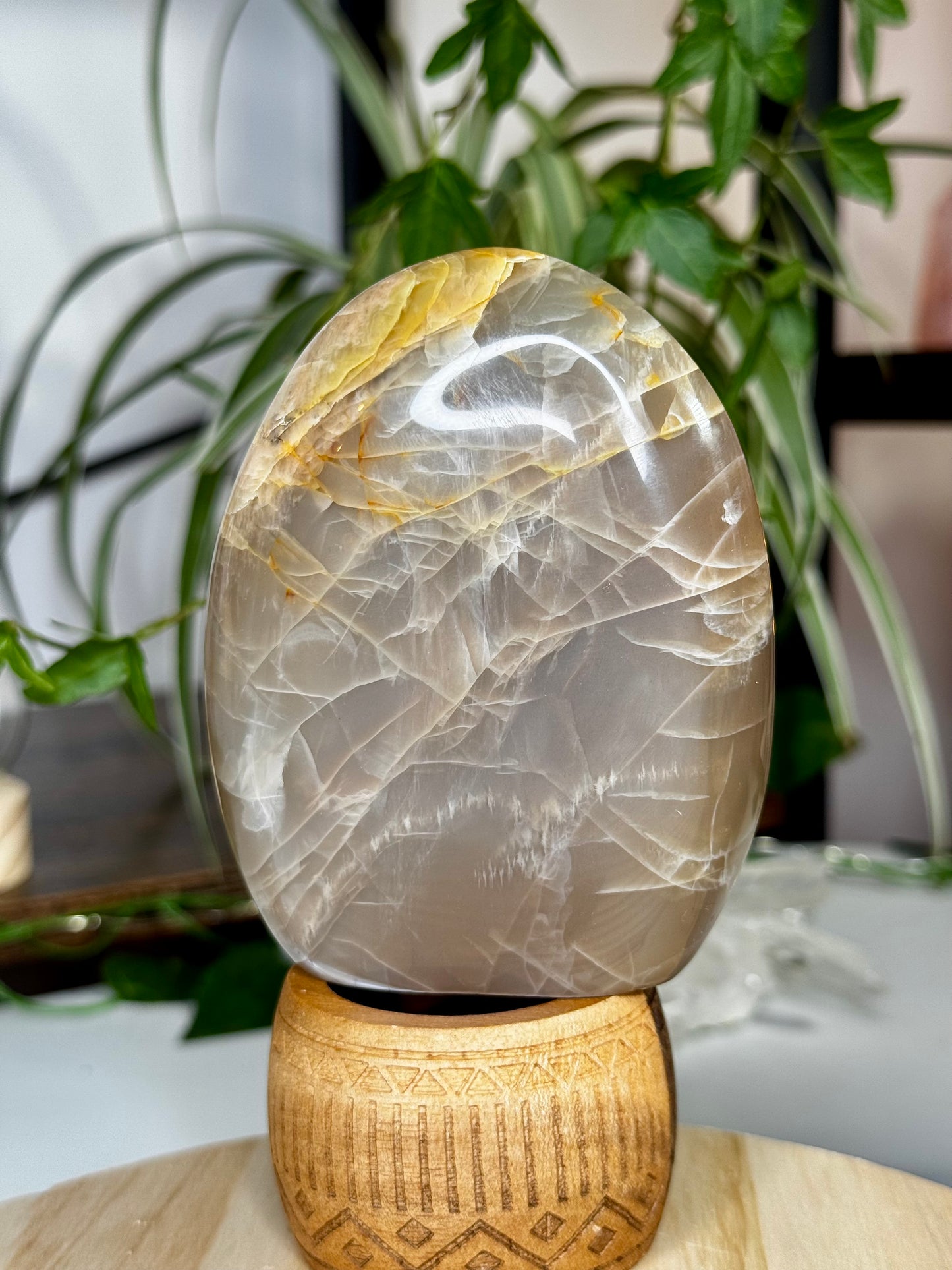 Flashy Peach Moonstone Freeform  | 383g