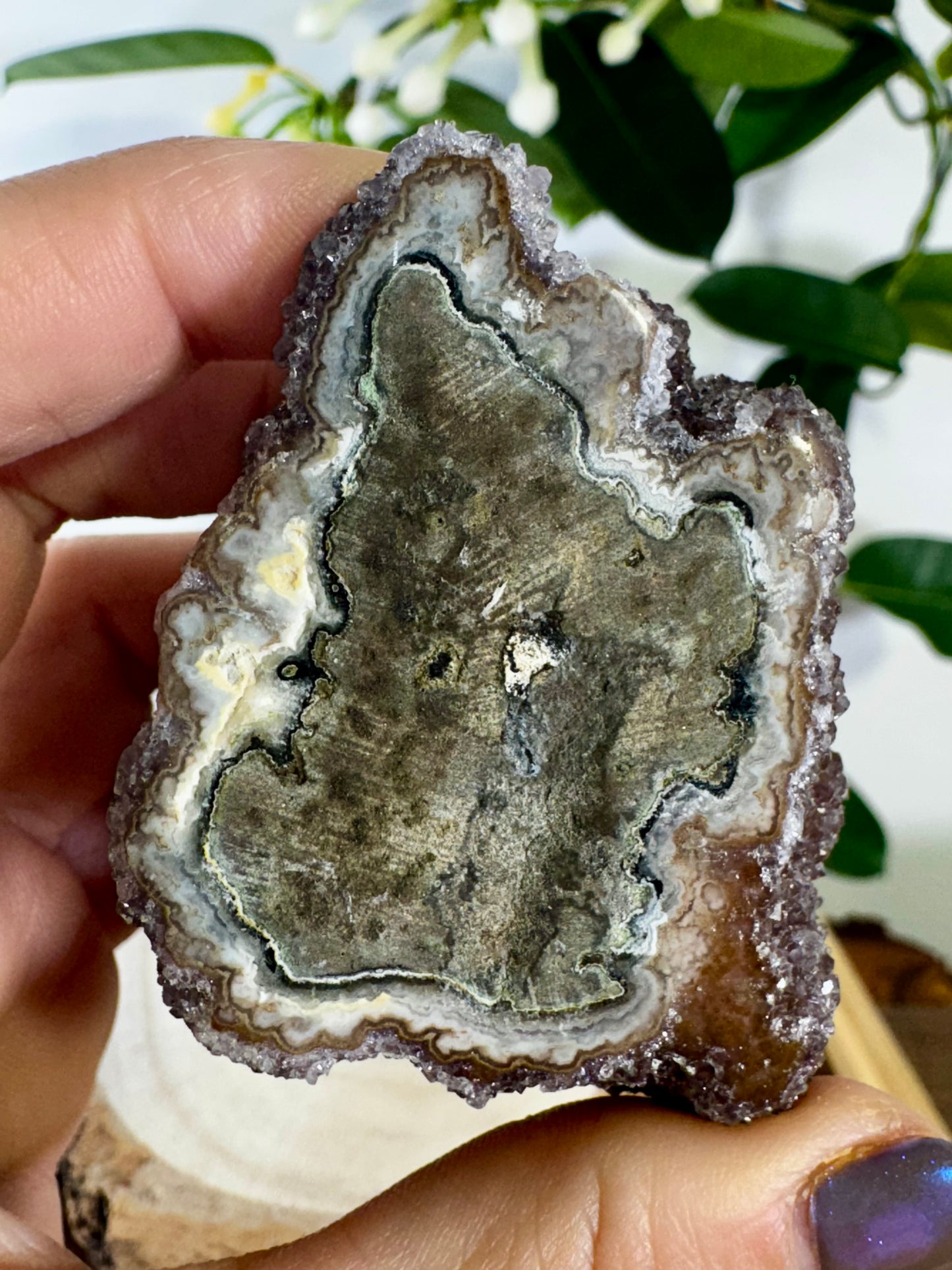 High Quality Amethyst Cluster with Hematite | 102g