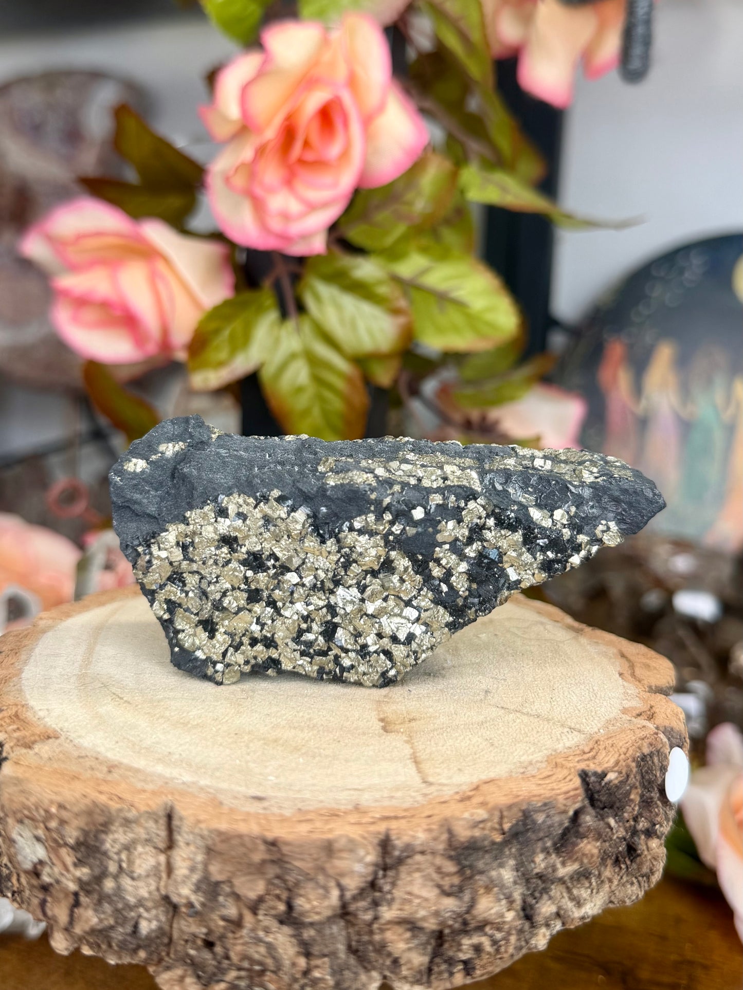 Pyrite Specimen on Basalt Base | 129g