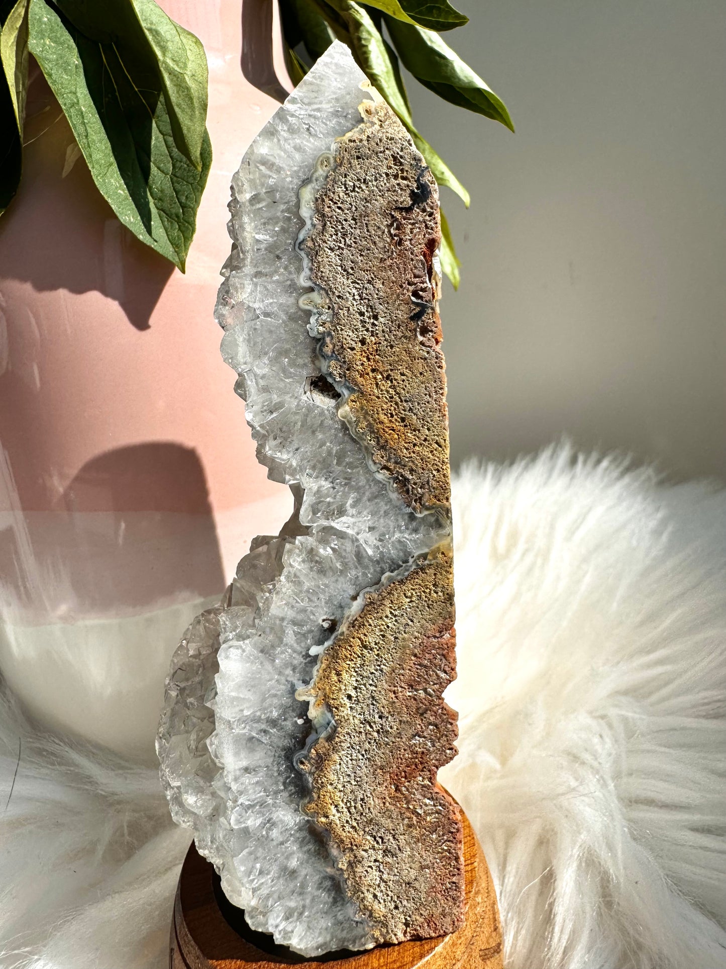 Agate with Quartz Tower | 239g