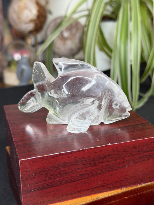 Clear Quartz Fish | 109g - The Crystal Valley