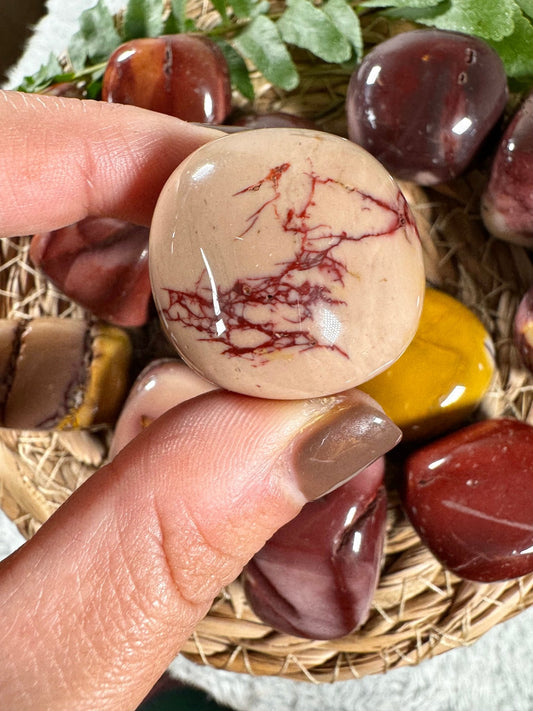 High Quality Mookaite Tumbles | Large - Intuitively Chosen - The Crystal Valley