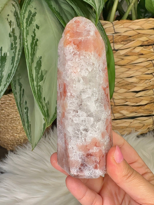 A+ Quality Pink Amethyst Tower |  300g