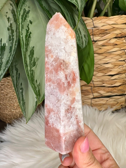 A+ Quality Pink Amethyst Tower |  300g