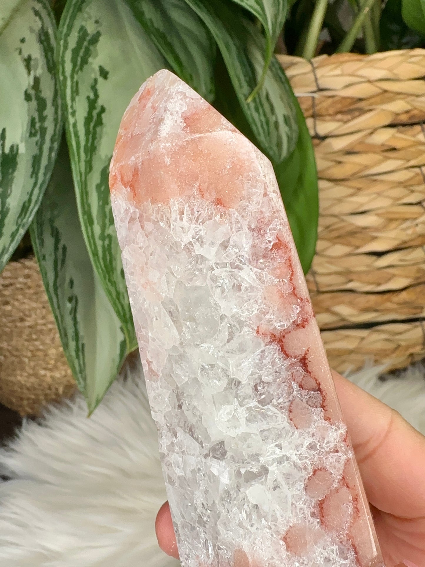 A+ Quality Pink Amethyst Tower |  300g