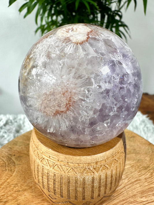 Pink Amethyst & Amethyst Sphere | 295g