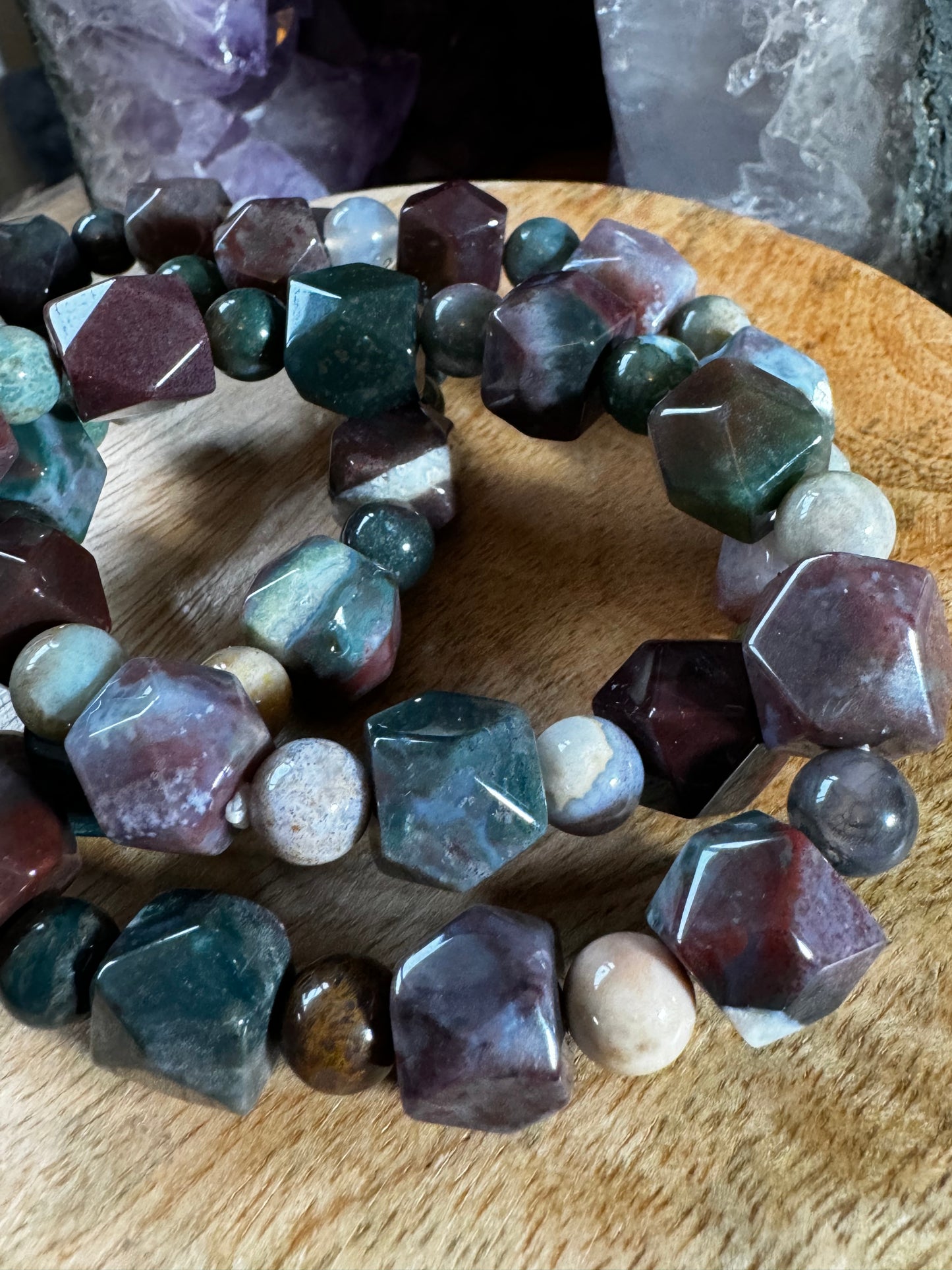 Unique Ocean Jasper Bracelet