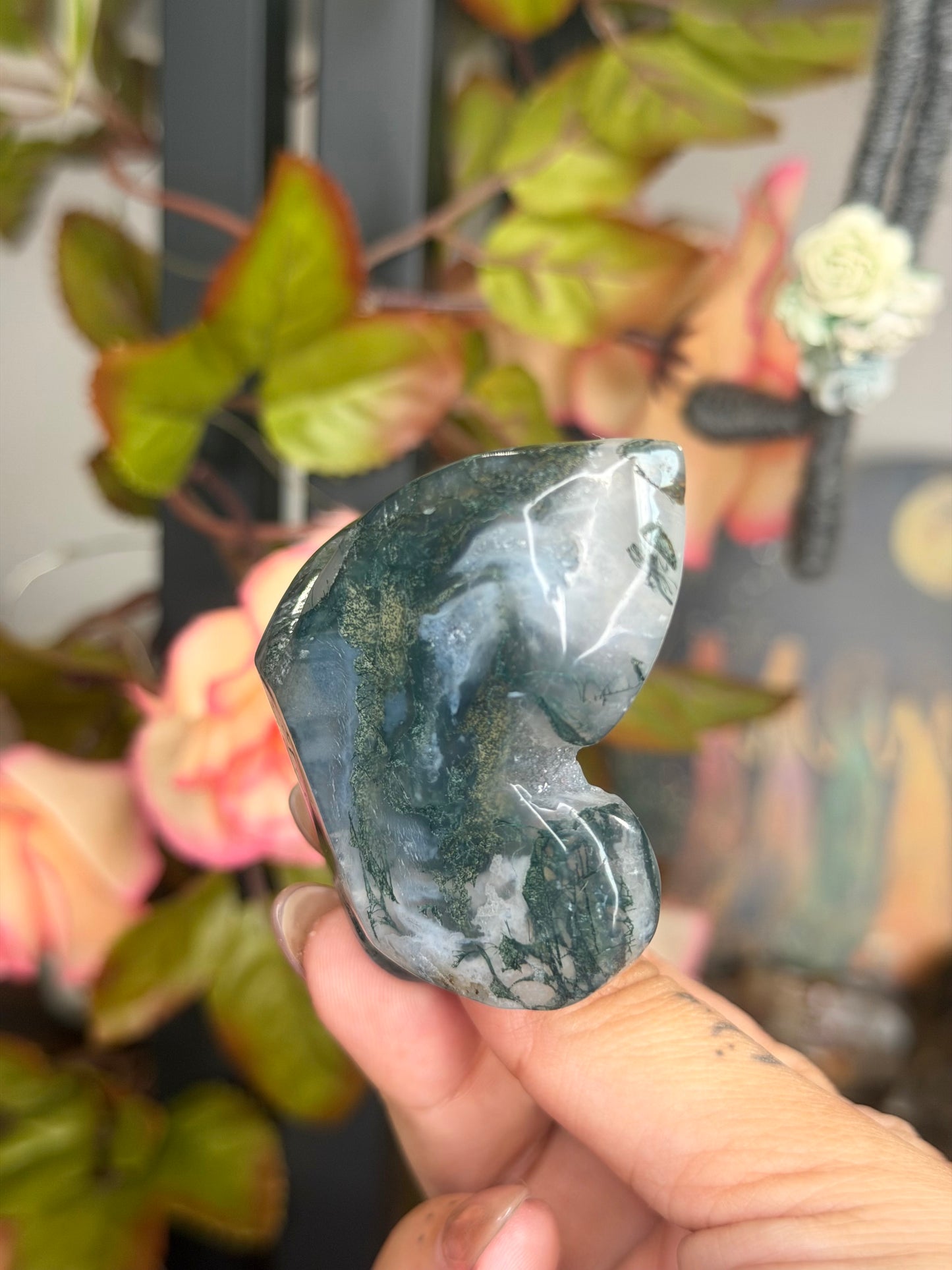 Moss Agate Butterfly | 60g