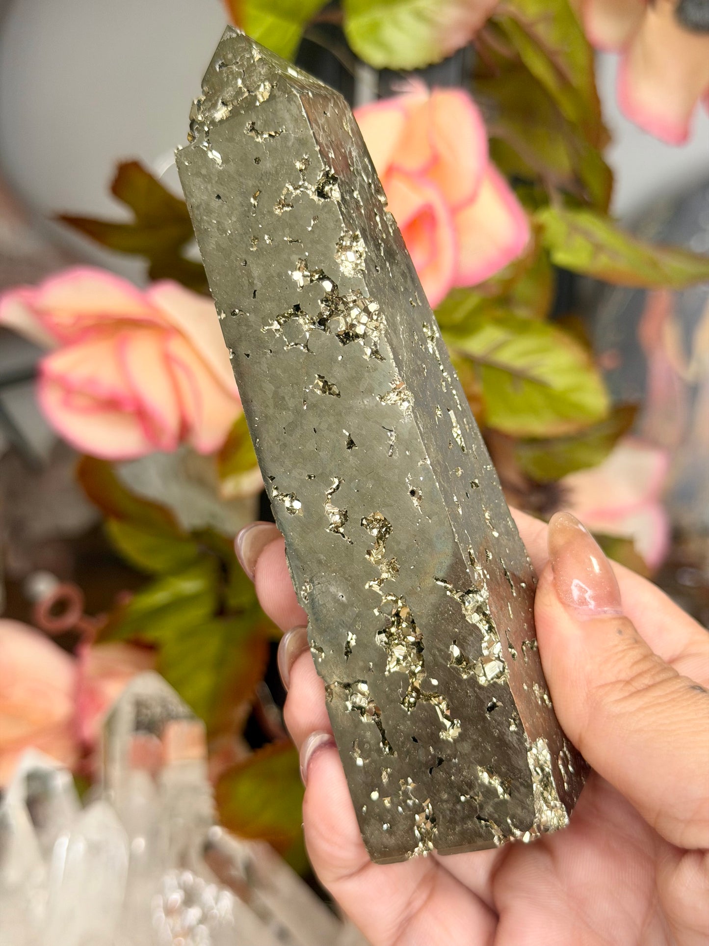 High Quality Pyrite Tower  | 375g