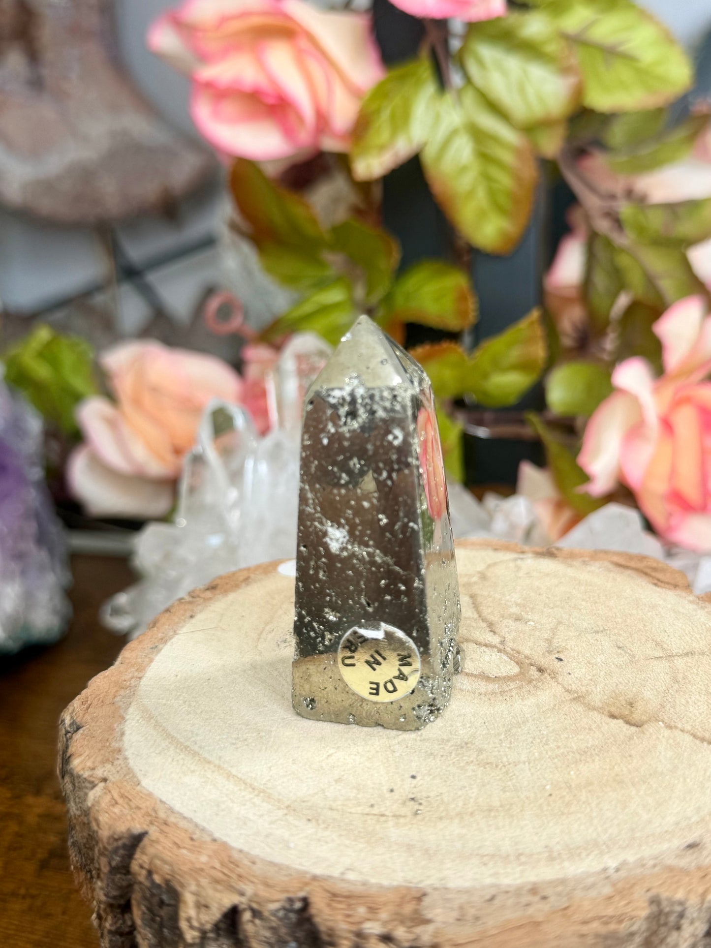 High Quality Pyrite Tower  | 80g