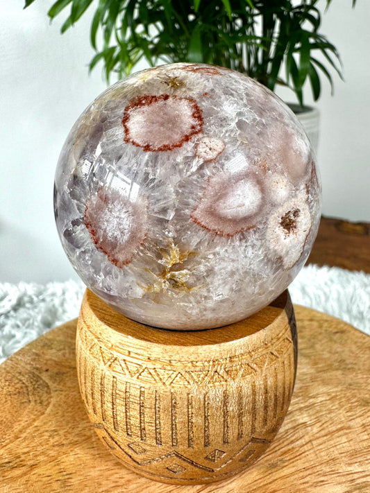 Pink Amethyst & Amethyst Sphere | 295g