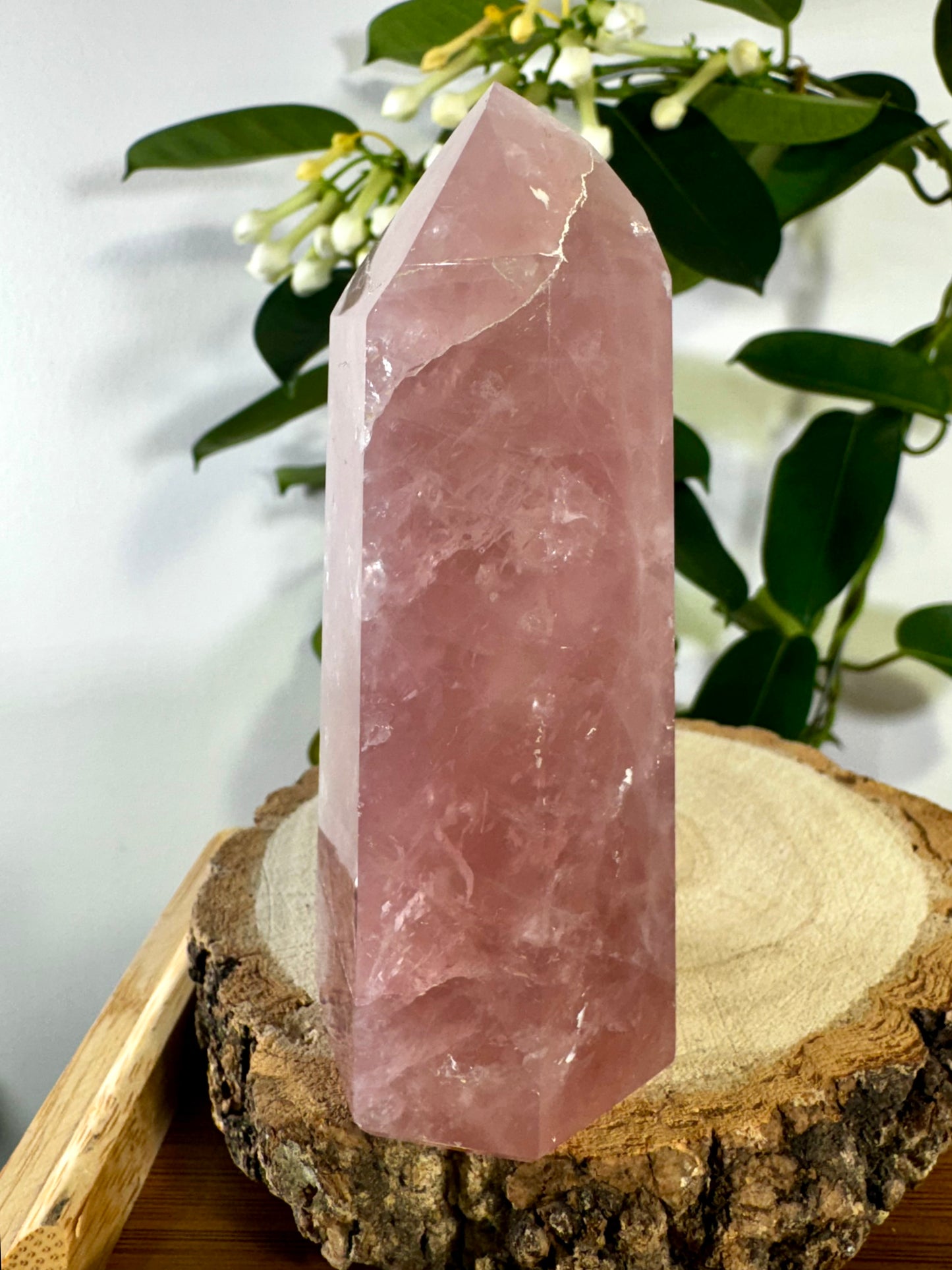 High Quality Rose Quartz Tower | 228g