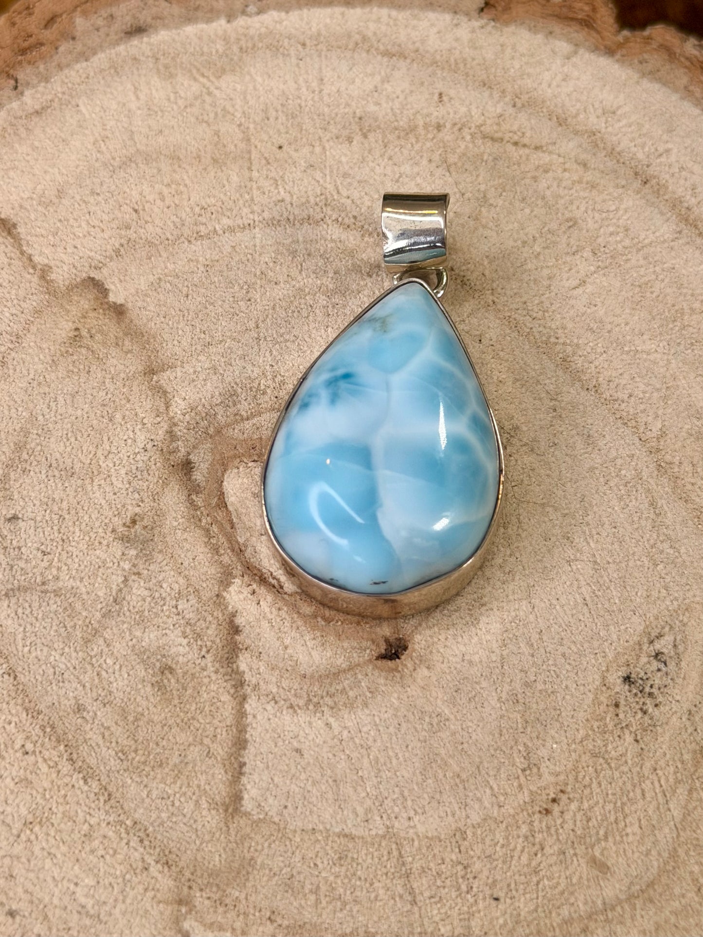Silver 925 Larimar Pendant | 12g