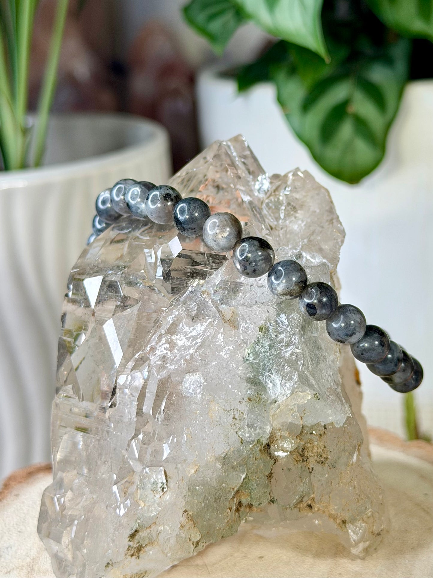 Elasticated Labradorite Bracelet