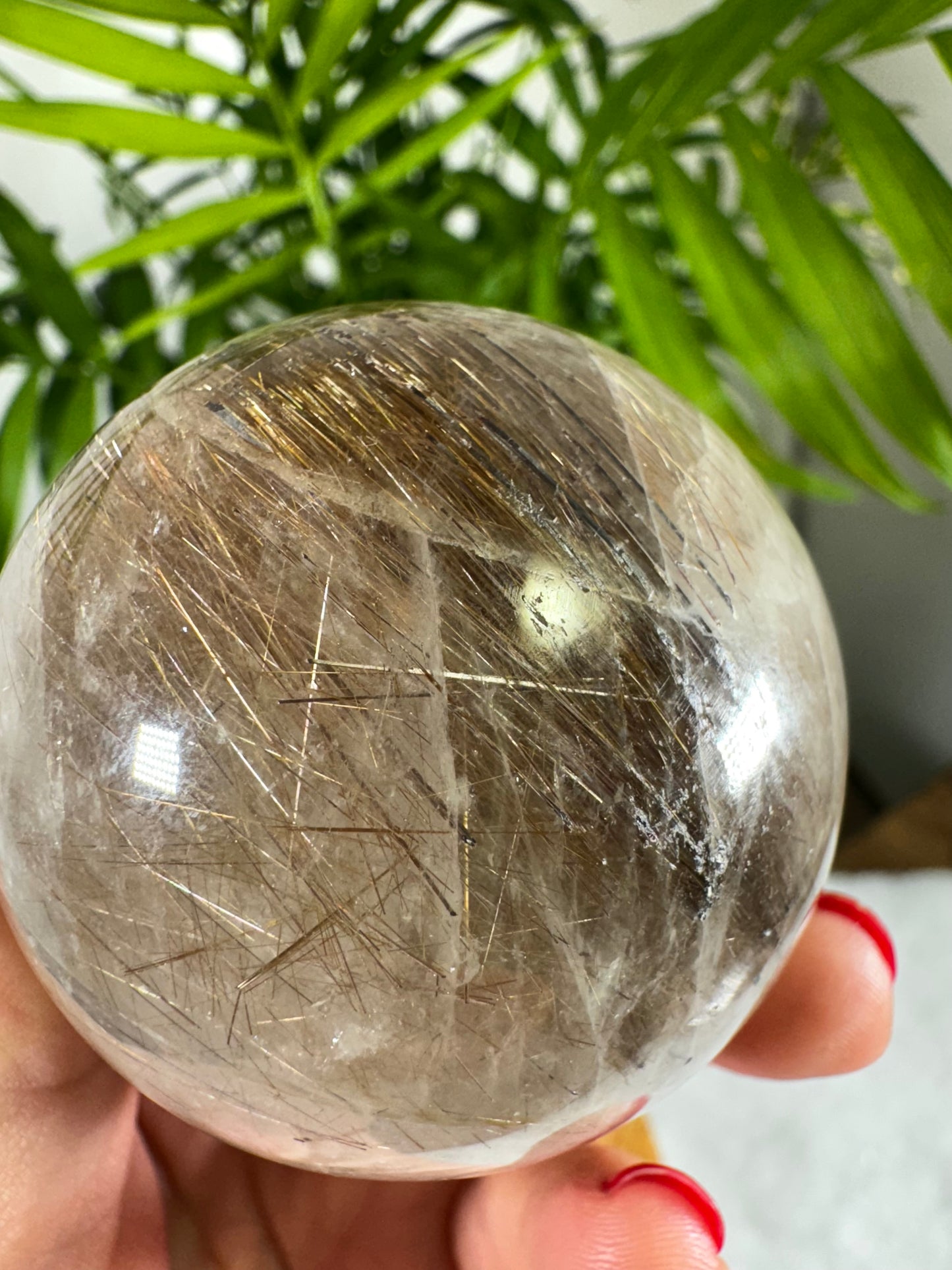 Rutilated Quartz Sphere | 199g