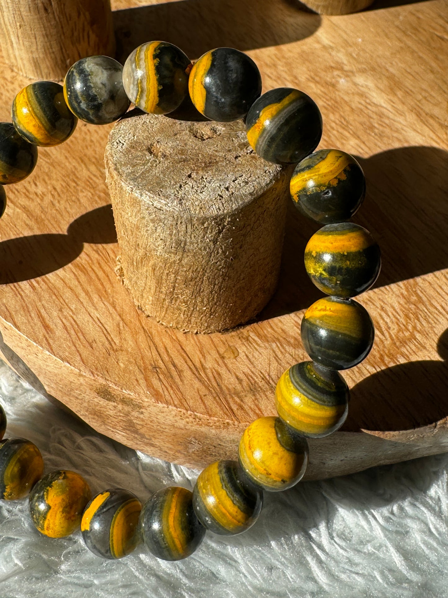 Bumblebee Jasper Bracelet |9.2 mm