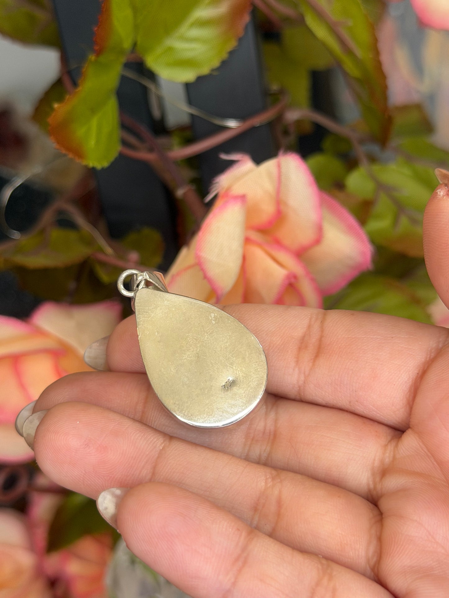 Silver 925 Larimar Pendant | 12g