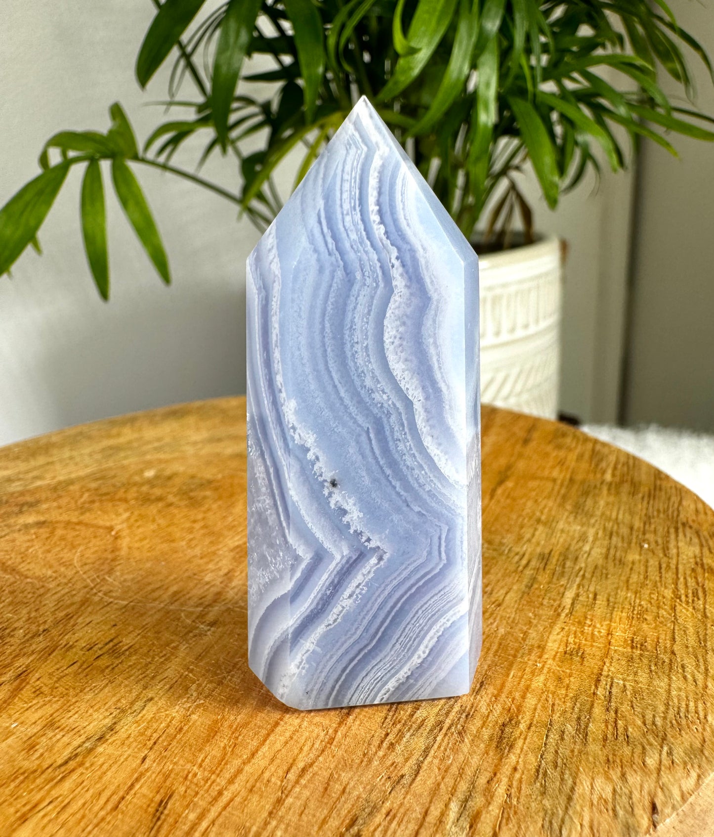 Mini Blue Lace Agate Tower | 35g