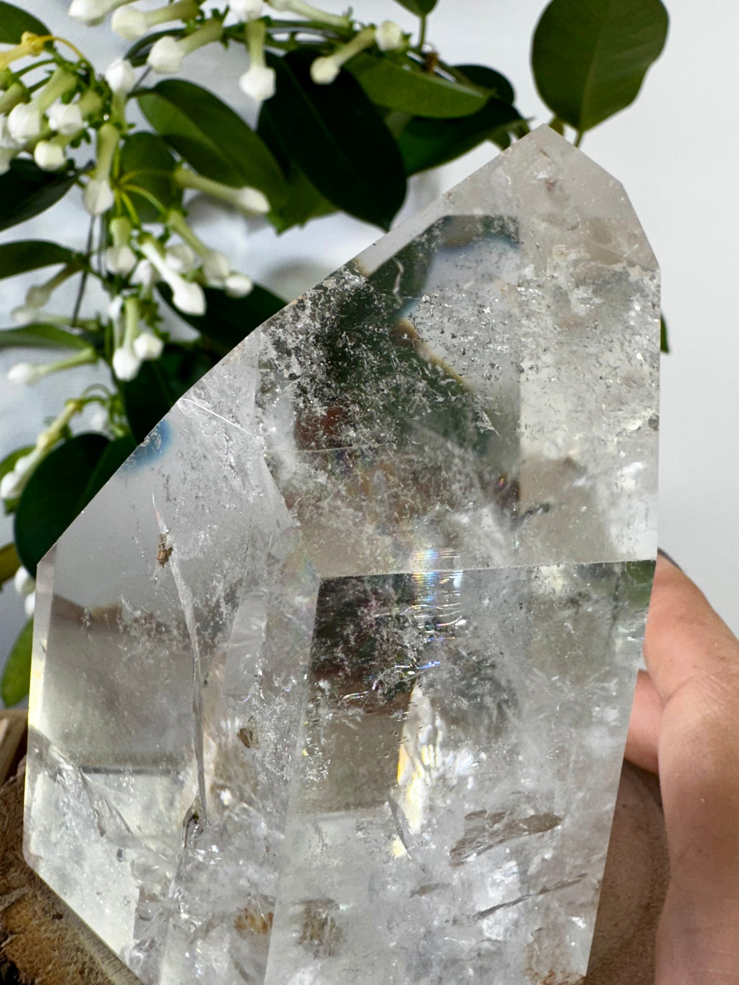 Extra Quality Clear Quartz Tower | 949g