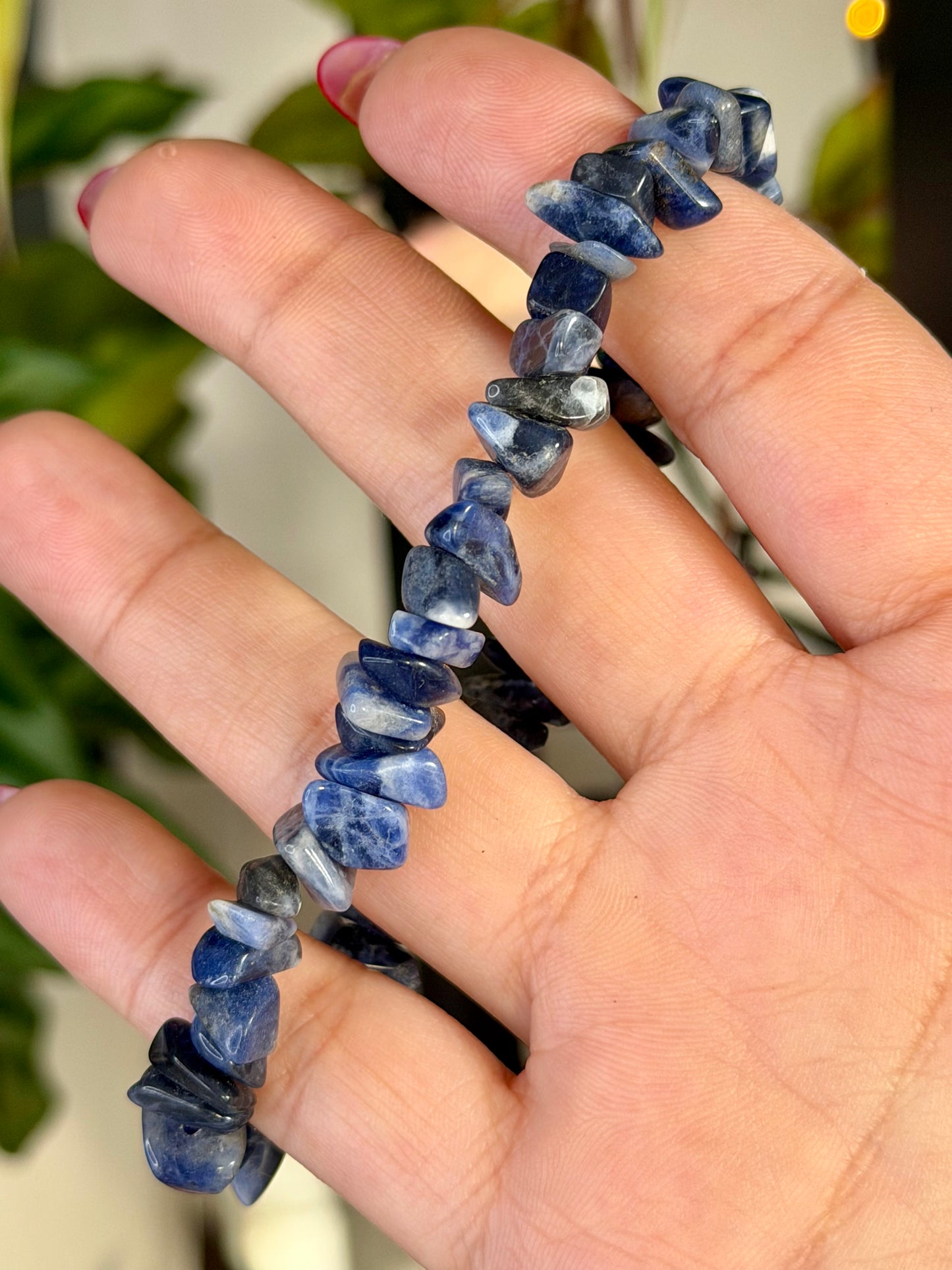 Elasticated Blue Sodalite Bracelet