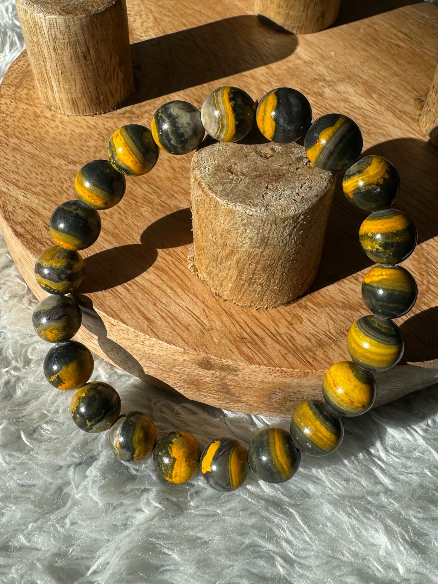 Bumblebee Jasper Bracelet |9.2 mm