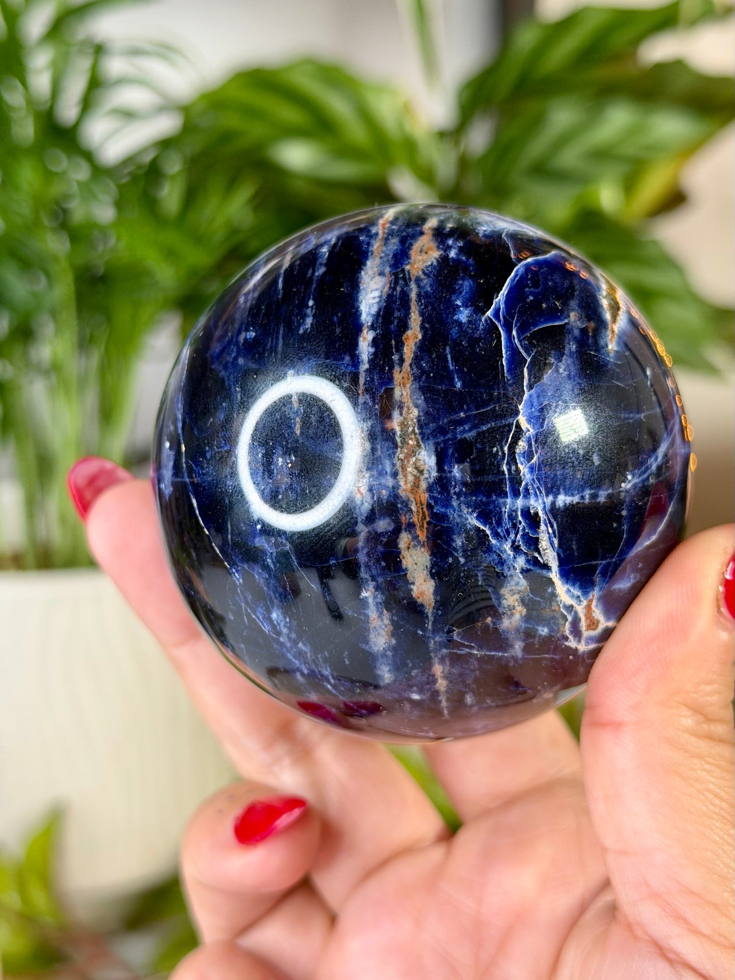 Blue Sodalite Sphere 1  | 366g