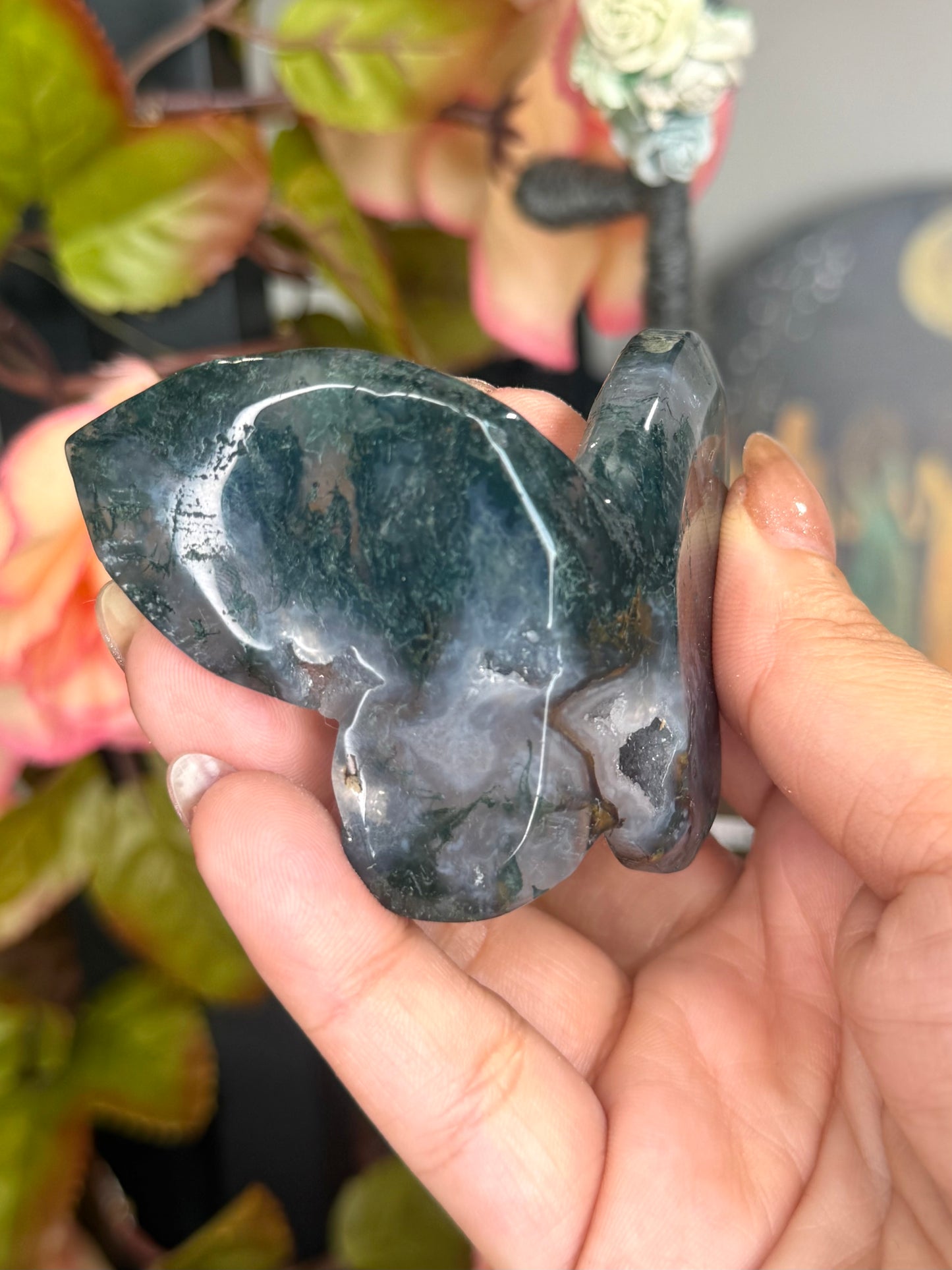 Moss Agate Butterfly | 59g