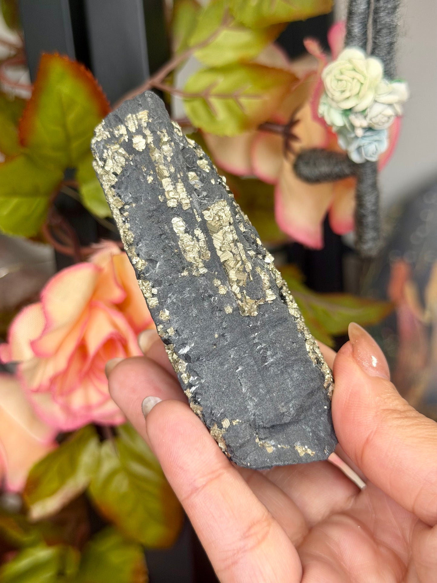 Pyrite Specimen on Basalt Base | 129g