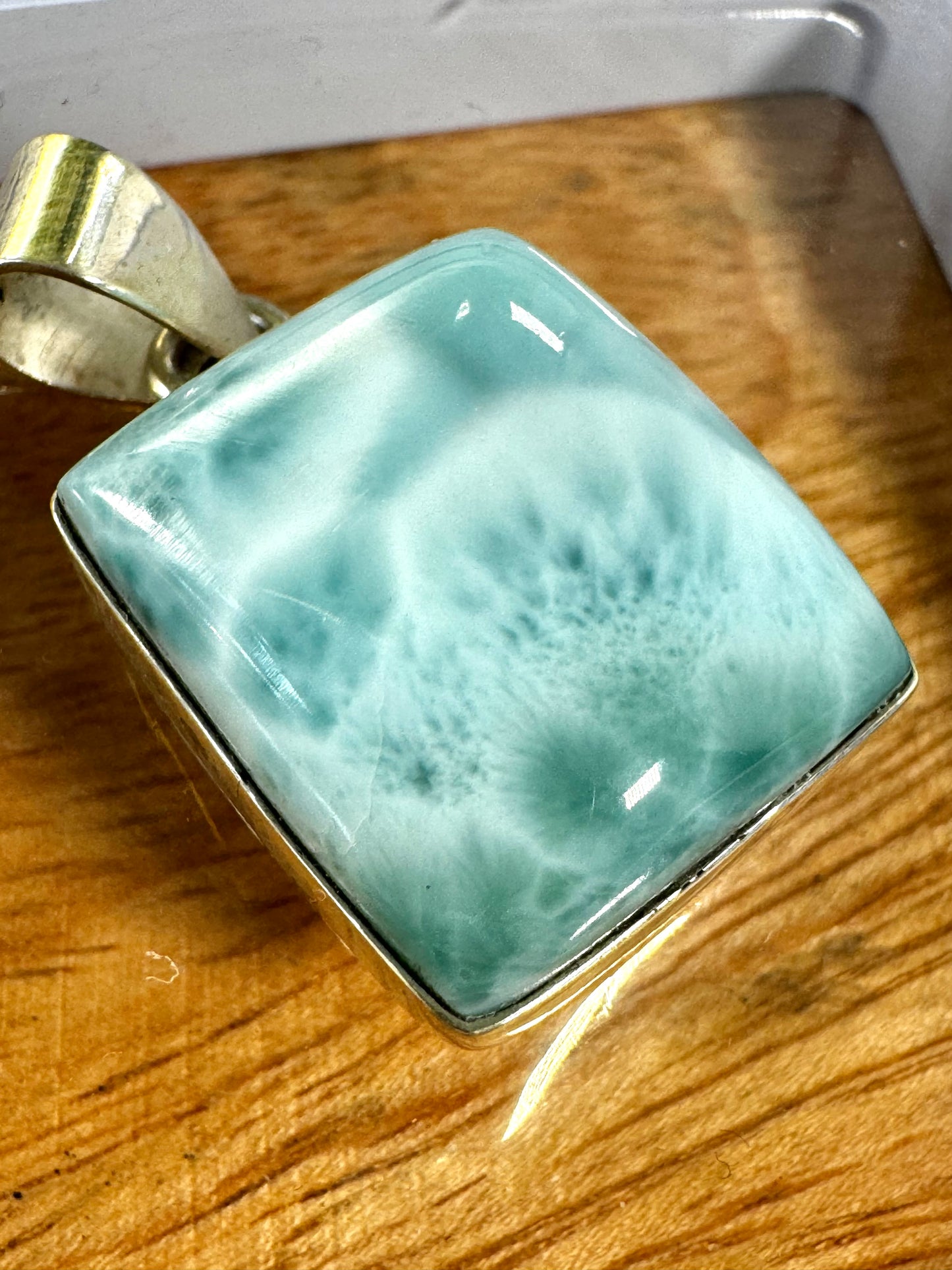 925 Silver Larimar Pendant | 11g