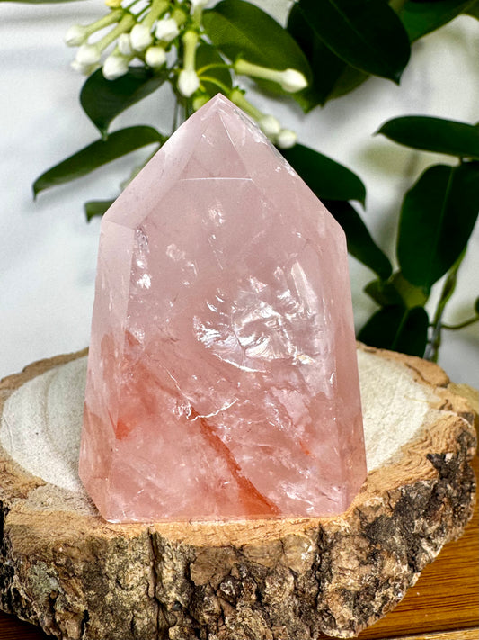 High Quality Rose Quartz Tower | 167g