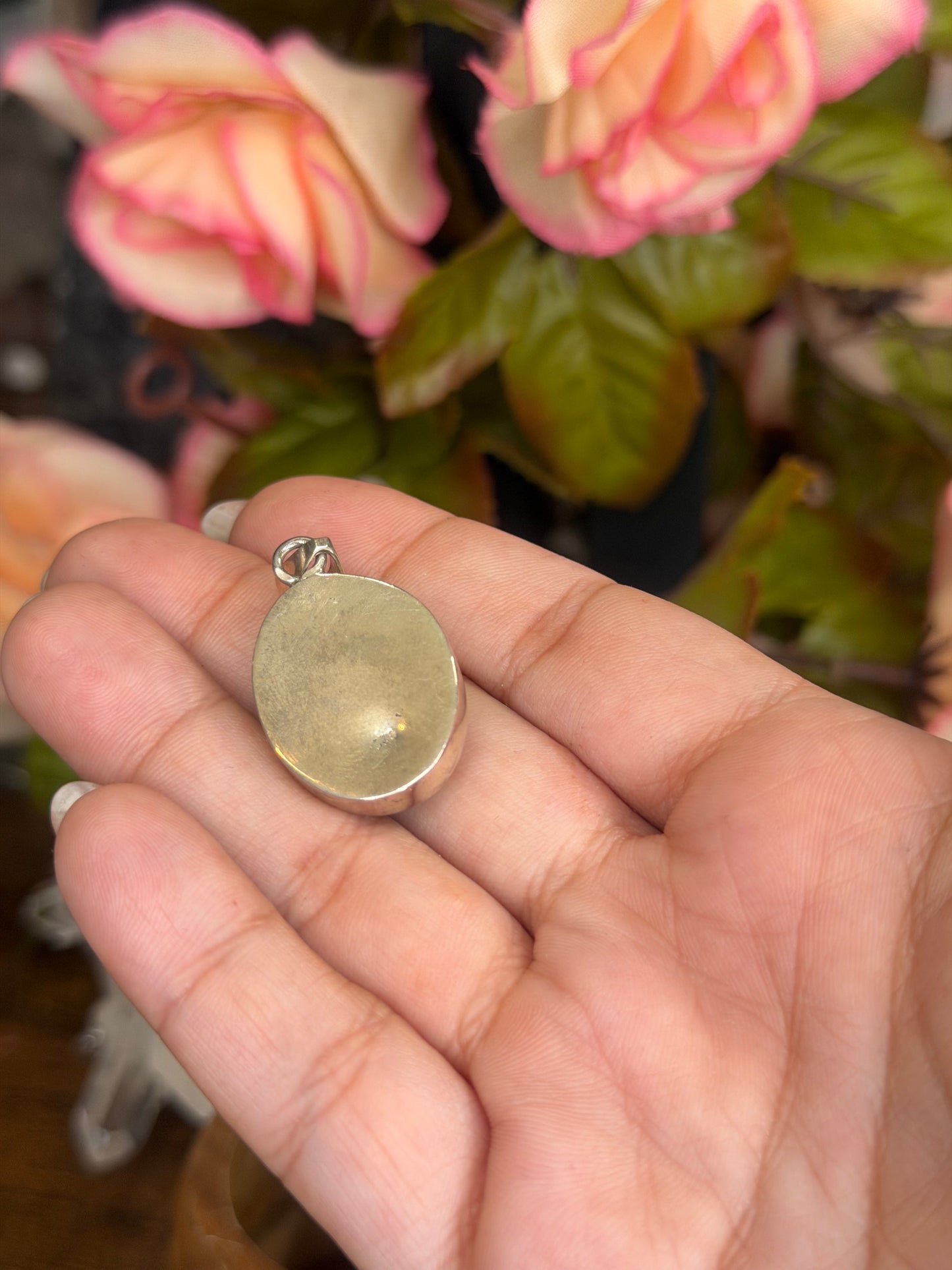 Silver 925 Larimar Pendant | 10g
